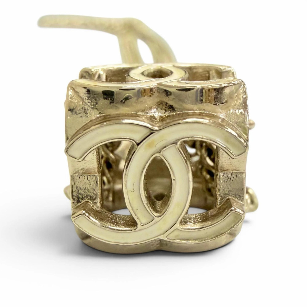 CHANEL Gold Logo Necklace - Picture 6 of 10
